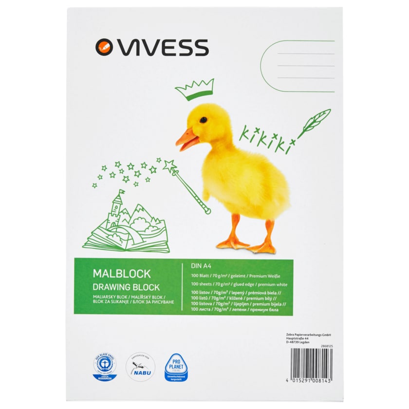 Vivess Malblock A4